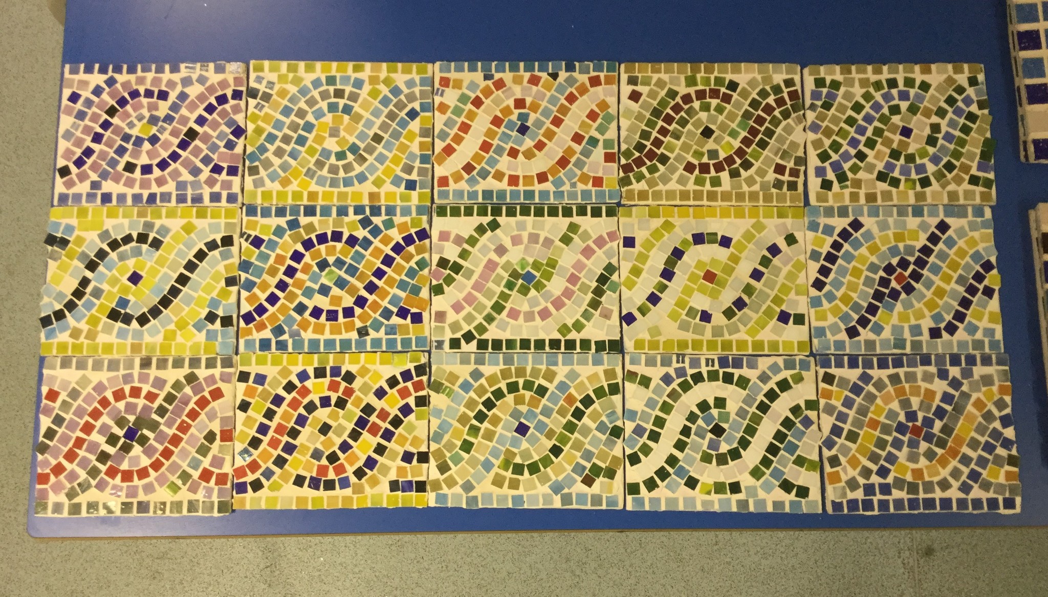 Year 4 Mosaic Art Bramham Primary School
